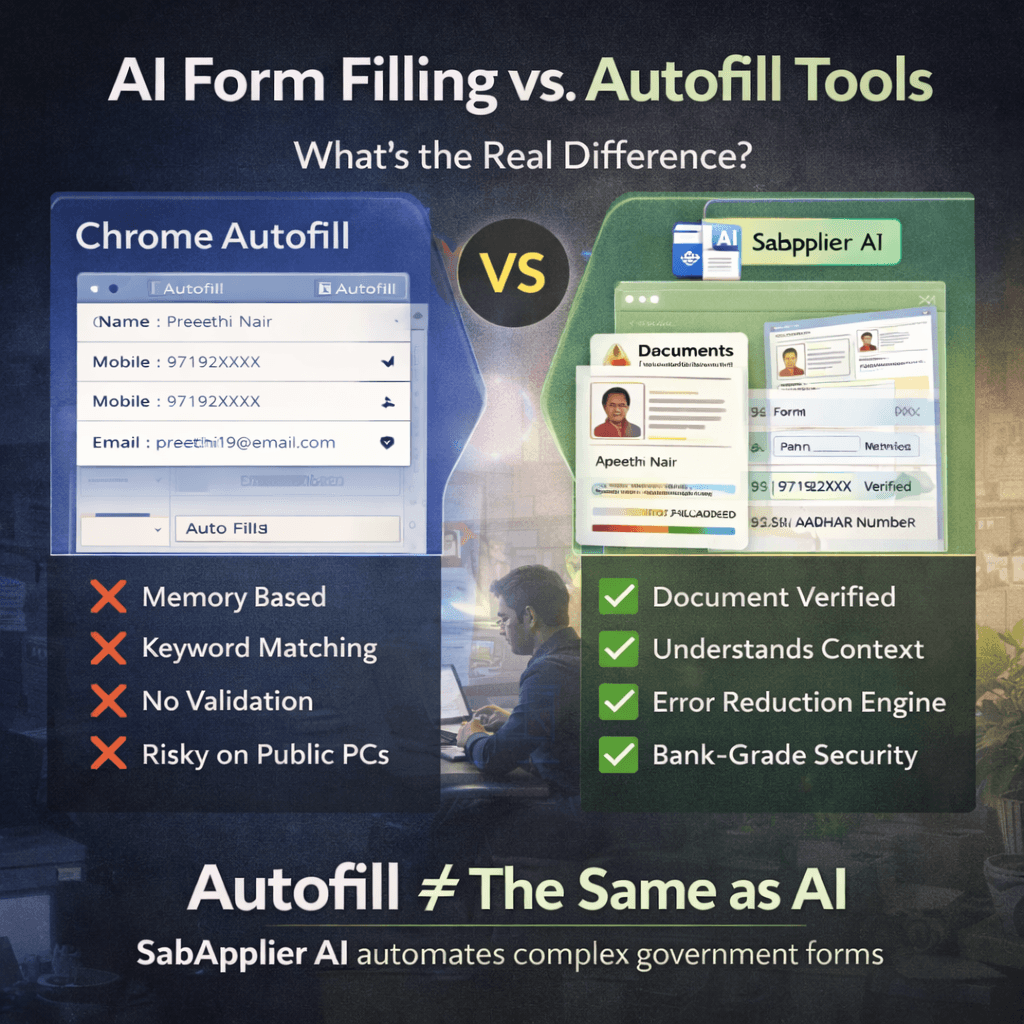AI Form Filling vs. Autofill Tools: What's the Real Difference?